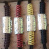 Bracelets fantaisie homme artisanaux cuir argent