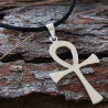 Collier ras de cou croix de Ankh Égyptienne en argent