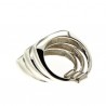 Bague « Félicité » trois anneaux carrés argent