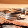 Bracelet jonc Merampo en argent massif