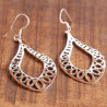 Boucles pendantes sherati en argent