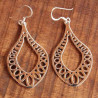 Boucles pendantes sherati en argent