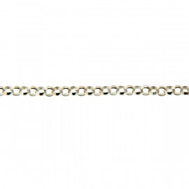Chaîne argent maille jaseron en 1,5mm