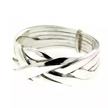 Alliance Turque 6 anneaux argent