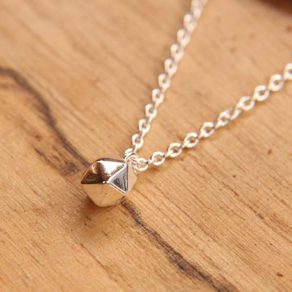 Pendentif Fraise En Argent 925 Et Émail - Bijou Femme Ou Fille