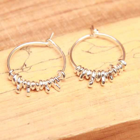 Set De Boucles D'oreilles Acier 316L Pour Piercings - Studs, Créoles, Charms - 20G - Pour Cartilage, Tragus, Helix - Or Et Argent