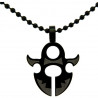 Collier "Dark Bull" en acier noir