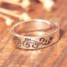 Bague d'orteil fantaisie Ibiza en argent patiné