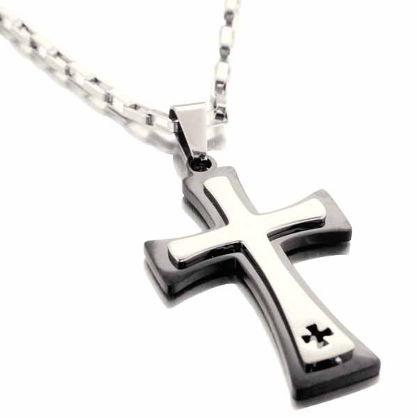 Collier long avec croix Rock Angel Collier long avec croix Rock Angel
