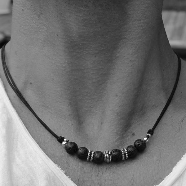 Collier ras de cou ethnique pour homme Collier ras de cou ethnique pour homme